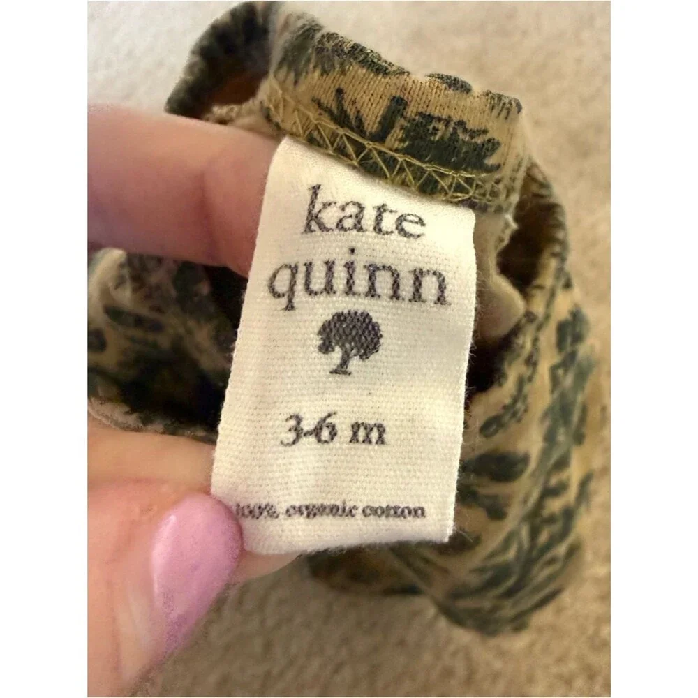 Kate Quinn Organic Cotton Long Sleeve Bodysuit – 3-6 Months